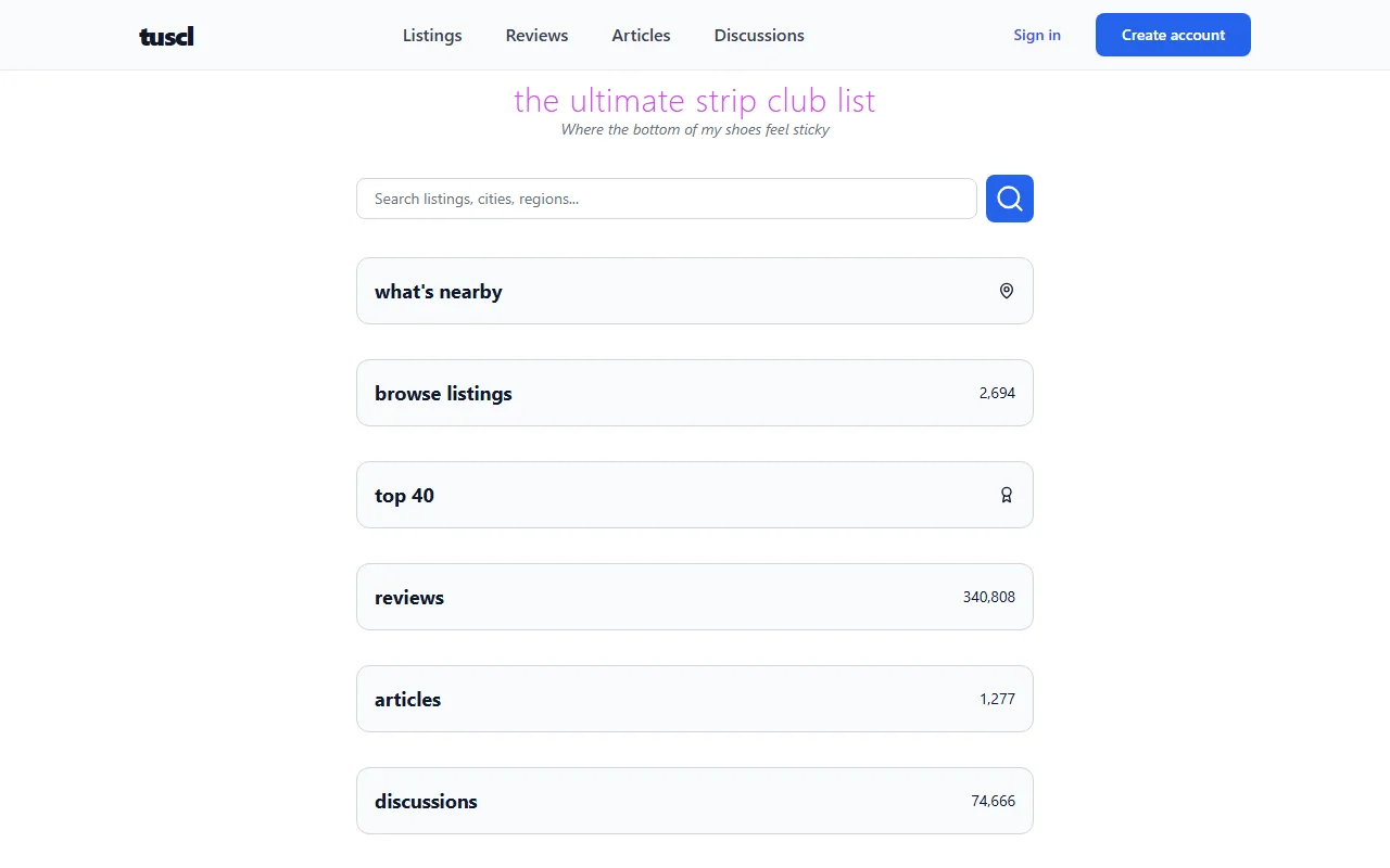 Screenshot of Tuscl